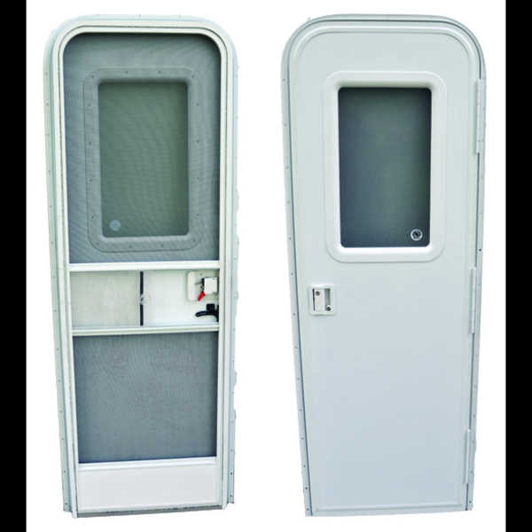 Ap Products AP Products 015-2014742 RV Entrance Door Window Frame - White 015-2014742